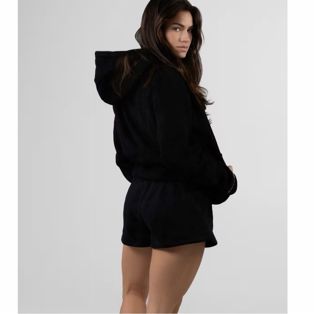 Plus Comfrt Minimalist Shorts Hot Pink Black Two Pair - Picture 7 of 9